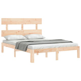Bed Frame without Mattress 120x200 cm Solid Wood Pine 3193526