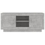 TV Cabinet Concrete Grey Engineered Wood Medium Doors 811794
