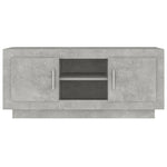 TV Cabinet Concrete Grey 102x35x45 cm Engineered Wood 811794