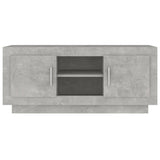 TV Cabinet Concrete Grey 102x35x45 cm Engineered Wood 811794