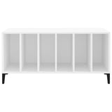 Record Cabinet White 100x38x48 cm Engineered Wood 831981