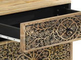 Bedside Cabinet 50x33x60 cm Solid Wood Mango 358223