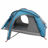 Trekking Tent with Rainfly Water-Resistant 2-Person Blue 42042215
