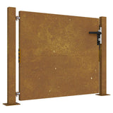 Garden Gate 100x75 cm Corten Steel 153262