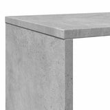 Book Cabinet Concrete Grey 132x29x141.5 cm Engineered Wood 3310310