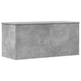 Storage Box Concrete Grey 100x42x46 cm Engineered Wood 840663
