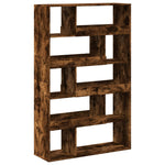 Bookcase Smoked Oak100x33x156.5 cm Engineered Wood 3309343