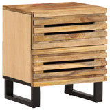 Bedside Cabinet 40x34x46 cm Solid Wood Rough Mango 377426