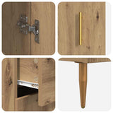 Highboard 2 pcs Artisan Oak 69.5 x 34 x 180 cm Engineered Wood 3416053