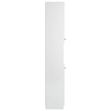Bathroom Cabinet White 32x34x188.5 cm Engineered Wood 811322