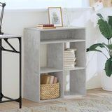 Book Cabinet Concrete Grey 66x31x80 cm Engineered Wood 860295