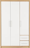 ZNTS Seville 3 Door 2 Drawer Wardrobe 100-101-069