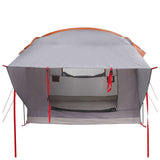 Car Tent Grey and Orange 239 x 210 x 210 cm Polyester and Steel 42028537