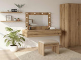 Dressing Table Brown 83 x 40 x 70 cm Engineered Wood 865234