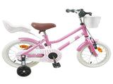 Kids Bike 12 Inches for 2-4 Years Old Light Pink 42009221
