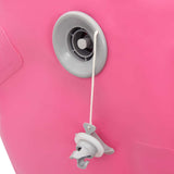 Inflatable Gymnastic Roll with Pump 100x60 cm PVC Pink 92712