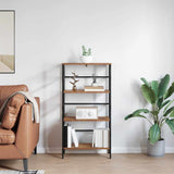 Bookshelf 3-Tier 60 x 29.5 x 115 cm Engineered Wood Old Wood 883926