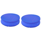 ZNTS Pool Covers 2 pcs for 360-367 cm Round Above-Ground Pools 3082799