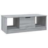 Coffee Table Grey Sonoma 102x50x36 cm Engineered Wood 817079