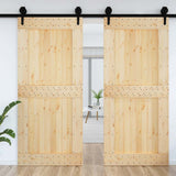 Door NARVIK 100x210 cm Solid Wood Pine 154441