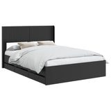 Bed Frame with Storage and Headboard Black 160 x 200 cm 3414288