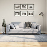 Shaggy Rug PAMPLONA High Pile Modern Blue 160x230 cm 375325