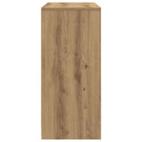 Sideboard with Drawer Artisan Oak 80x34x76 cm Engineered Wood 861543