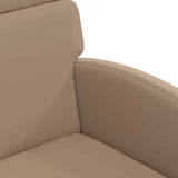 Dining Chairs with Wheels 2 pcs Cappuccino 58 x 65 x 98 cm 42017889