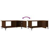 Coffee Table Brown Oak 90x50x40 cm Engineered Wood 829499