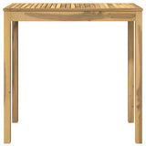 Garden Bar Table White 108.5 x 55 x 105 cm Solid Acacia Wood 901721