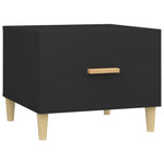 Coffee Tables 2 pcs Black 50x50x40 cm Engineered Wood 812711