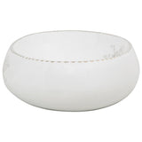 Countertop Basin White Oval 59x40x15 cm Ceramic 155110