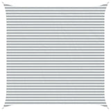 Sun Shade Sail Light Grey and White 5 x 5 m 42030997