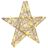 3D Star with 50 LEDs Warm white 55 x 52.5 x 9 cm PET 42019103