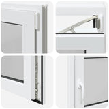 Basement Window "RISOR" 90x70 cm Tilt&Turn DIN Right White 4108318