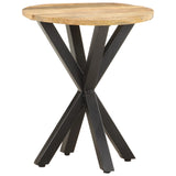 ZNTS Side Table 48x48x56 cm Solid Mango Wood 320656