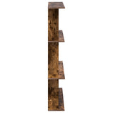 Wall Shelf Smoked Oak 100 x 20 x 126 cm Engineered Wood 8012064