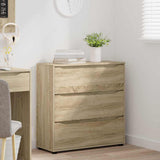 Storage Cabinet Sonoma Oak 80 x 31 x 81 cm Engineered Wood 888849