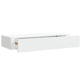 Wall-mounted Drawer Shelf White 60x23.5x10 cm MDF 330255