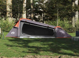 Camping Tent Tunnel 2-Person Grey and Orange Waterproof 94614