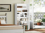 Six Shelf Bookcase - White T3398P344753