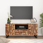 TV Cabinet 105x33.5x46 cm Solid Wood Reclaimed&Engineered Wood 351960