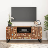 TV Cabinet 105x33.5x46 cm Solid Wood Reclaimed&Engineered Wood 351960