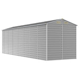 Garden Shed Light grey Galvanised steel Large Garden Shed 3188248