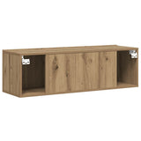 Wall Mounted TV Cabinet Artisan Oak 100x30x30 cm Engineered Wood 856019