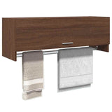 815215 Wardrobe Brown Oak 100x32,5x35 cm Engineered Wood