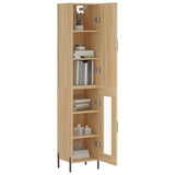 Highboard Sonoma Oak 34.5x34x180 cm Engineered Wood 3199052