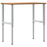 Workbench Light Brown 100x60x cm Solid Wood Oak 3309719