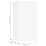 TV Cabinets 7 pcs White 30.5x30x60 cm Engineered Wood 3078743