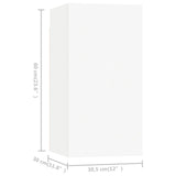 TV Cabinets 7 pcs White 30.5x30x60 cm Engineered Wood 3078743